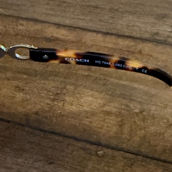 Coach Gold and Tortoise Sunglasses - Picture 6 of 7